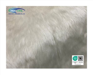Tissu en fausse fourrure de luxe de haute qualité, tricoté, pelucheux, à poils longs, 30 mm, couleur blanche, pour vêtements, sacs et jouets - Product Image 3