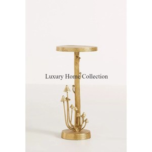 โต๊ะเหล็กปลายและปลายด้านข้างสีทองเงาวาวดีไซน์สวยมีสไตล์สุดเจ๋ง - Product Image 2