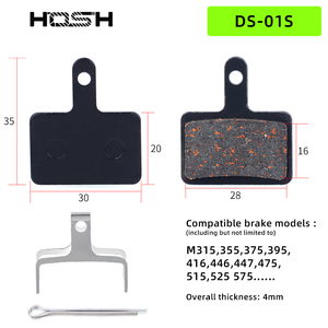 M315/M355/M375 için Yarı Metalik Disk Fren Balataları |   MTB Hidrolik Fren Uyumlu CE Sertifikalı BMX/Çocuk Bisikletleri - Product Image 6