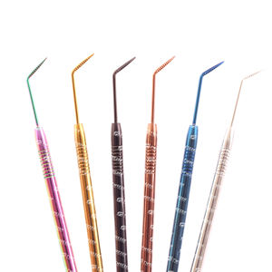 Outil de séparation de levage de cils, extension de cils en acier inoxydable, pince à épiler à pointe pointue avec logo personnalisé - Product Image 4