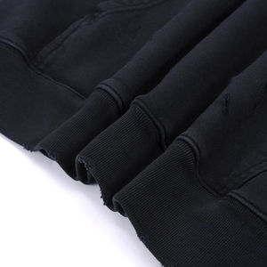 Ropa informal Venta de moda Diseño personalizado Hombres Sudaderas con capucha desgastadas Básicos Mezcla de algodón Venta caliente Nueva llegada Sudadera con capucha desgastada - Product Image 5
