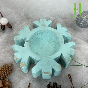 Vente chaude bols à pâte en bois d'acacia naturel pour la décoration de la maison vintage et pour les cadeaux de décorations de Noël OEM Made in Vietnam - Product Image 4