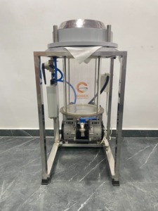 Machine de filtre à huile sous vide de corps en acier inoxydable Commercial professionnel 1125W 1.5HP 40L/H Purification haute capacité scellée nouveau - Product Image 3