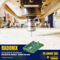 Contrôleur CNC 3 axes RADONIX PC-Smart 3AS pour routeur à bois, gravure, découpe d'armoires et sculpture de meubles