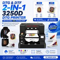Imprimante DTF DTG 2 en 1 pour les entreprises de broderie, machine à imprimer des t-shirts, imprimante textile directe sur vêtement