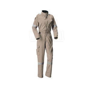 High Visibility Coverall For Men Women Reflective Taped Safety Construction Work With Custom Logo - Product Image 2