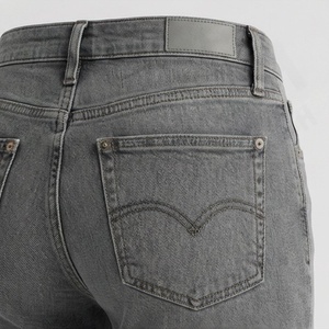 <b>Women's</b> Slim Fit Distressed Denim Pants Customized Color Flared Bootcut Streetwear <b>Jeans</b> Breathable Vintage Stretchy Waist - Product Image 5