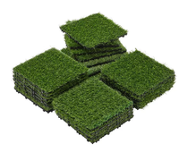Tapis de jeu carré effet herbe de gymnastique de 30*30 cm avec carreaux de sol à emboîtement souples fabriqués au Vietnam