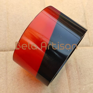 Venta al por mayor de pendientes de resina multicolor estilo vintage y brazaletes planos redondos joyería artesanal minorista a granel para los consumidores - Product Image 2