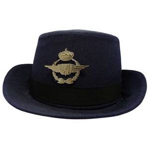 Gorras de Capitán del Grupo de Fuerzas Reales del Cuerpo de Bomberos Belga, Bordadas a Mano en Color Plata y Dorado, con Correa Ajustable y Bordado - Product Image 2