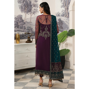 Traje Salwar Kameez de gasa de proveedor directo de fábrica para mujer, diseño tradicional, ligero, de alta calidad, vestido de fiesta para mujer bajo - Product Image 2