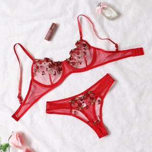 Body sexy en maille respirante brodé violet avec détails floraux à sequins, soutien léger, lingerie sculptante pour femme, été - Product Image 4