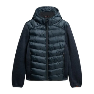 Dernière veste d'hiver personnalisée pour homme, chaude, imperméable, col montant, ample, zippée, en toile, rembourrée, pour homme - Product Image 5