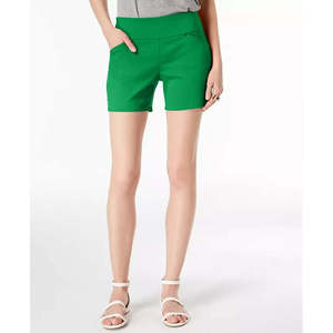 INC International Concepts Pantaloncini da donna taglia 12 Curvy Pull-On verdi con caratteristica traspirante - Product Image 1