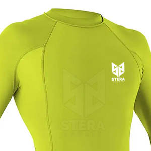 Meilleure vente Rash Guard pour hommes 100% coton respirant à manches longues vêtements d'entraînement personnalisés de haute qualité - Product Image 3