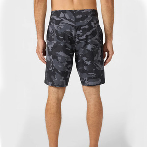 Pantalones cortos de playa de secado rápido sólidos de moda para hombre de gama alta, pantalones cortos de traje de baño transpirables de calle alta con estampado de sublimación personalizado - Product Image 3