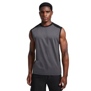 เสื้อกล้ามผู้ชายทรงสลิมฟิต คอกลม ผลิตจากโพลีเอสเตอร์/คอตตอน ระบายอากาศได้ดี เป็นมิตรต่อสิ่งแวดล้อม น้ำหนัก 220 กรัม สไตล์ไฮสตรีท เหมาะสำหรับออกกำลังกาย ขายส่ง - Product Image 2