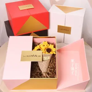 Caja De Regalo Caja De Carton De Dos Puertas Personalizada De Lujo Creativa Y Perfecta Para Empaquetar Regalos De Cumpleanos