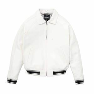 Chaqueta de Cuero de Primera Calidad, Estilo Burbuja, para Adultos, con Parches OEM, Lisa, con Cuello de Piel, Chaqueta de Cuero Burbuja - Product Image 3