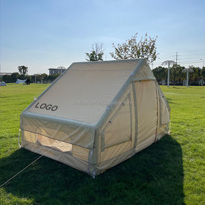 Lều Cắm Trại Bằng Vải Oxford Trọng Lượng Nhẹ Lấp Lánh Bằng Vải Cotton Màu Nâu Trung Quốc Thổi Khí Ngoài Trời Mùa Đông - Product Image 6