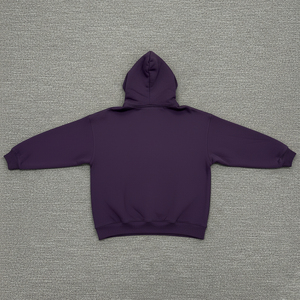 High Quality Casual Wear Oversized Solid Color Fashionable Pullover Hooded Sweatshirt <b>Drop</b> Shoulder Streetwear women's hoodies - Product Image 2