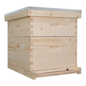 Colmena langstroth de dos capas de abeto de China, 10 marcos, colmena de abejas - Product Image 1
