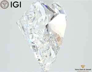 5,02 CT hermosa forma de corazón laboratorio cultivado diamante IGI certificado CVD E Color VVS2 claridad 10,48 MM para joyería personalizada - Product Image 6