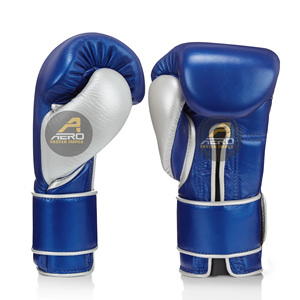 Gants en cuir vert or pour les arts martiaux et la boxe sparring Gants de frappe haute performance - Product Image 2