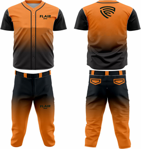 Venta al por mayor de moda personalizada de béisbol y softbol Jersey transpirable sublimación camisa deportiva conjuntos de estilo individual - Product Image 1