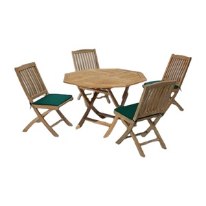 <b>Solid</b> Teak Wood Foldable Beach Chair With <b>Wooden</b> <b>Table</b> For Home Furniture Decoration - Product Image 1