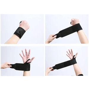 Muñequera elástica personalizada para ejercicio físico para hombres y mujeres, neopreno resistente con impresión de logotipo de tamaño de Color personalizado, resistente y duradero - Product Image 5