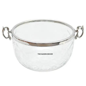 Factory Wholesale Aluminum Metal Coral Design Bowls Used Gold Plated for Serving and <b>Table</b> <b>Top</b> Decoration - Product Image 3