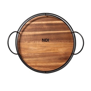 Handmade Decorative Metal Tray Snacks <b>Pasta</b> or Food Server Dinner or Dessert Serving Tray Dining Table Top Serving Tray - Product Image 6