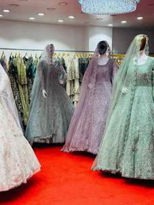 Lehenga Choli Pakistaní con Bordado Intenso, Estampado Digital, Artículos en Existencia, Mejor Precio de Fábrica, Vestido de Fiesta de Encaje, Gran Venta - Product Image 6