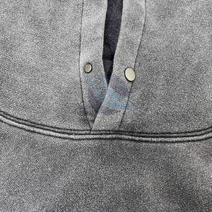 Sudadera con Capucha Extra Grande para Hombre, Lisa, Teñida, con Estampado Personalizado, 100% Algodón, Estilo Vintage, Forro Polar, Cómoda, para Uso Diario, Moda de Invierno - Product Image 2