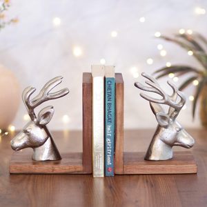 Wood Handmade Walnut <b>Book</b> Ends Non-Skid Bookends <b>for</b> <b>Shelves</b> Large Sturdy <b>for</b> Heavy <b>Decorative</b> Shelf - Product Image 6