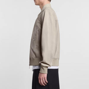 Blouson d'aviateur de luxe en cuir tendance de haute qualité pour l'hiver Vente promotionnelle sur mesure - Product Image 6