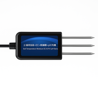 Testeur de sol professionnel portable USB Type-C 8 en 1 pour l'agriculture : température, humidité, EC, pH, NPK