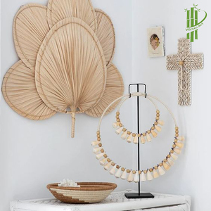 Đồ Nội Thất Phòng Ngủ Quạt Treo Tường Lá Cọ Tay Fan Lá Cọ Khô Đầu Giường Bộ Trang Trí Nội Thất Trang Chủ Đám Cưới Giường Phòng Khách Sạn - Product Image 4