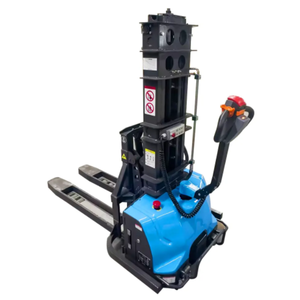 0,5 Ton 1 Ton 500 kg 1000 kg Apilador Certificado ISO 6m Alto Semi Eléctrico Completo Autocarga Carretilla elevadora Asiento de un solo mástil - Product Image 1