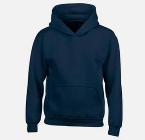 Sudadera de alta calidad, lisa, para niño y niña, con logo personalizado e impresión, sudadera con capucha y cuello redondo para hombre. - Product Image 6