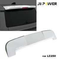 Alerón Trasero Estilo Mona Lisa Pintado en Blanco y Negro con Luz de Freno Adicional para Toyota Land Cruiser LC250 2024+