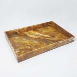 Bandeja de servicio de resina duradera para uso diario diseñada para fines prácticos y decorativos en entornos elegantes - Product Image 6