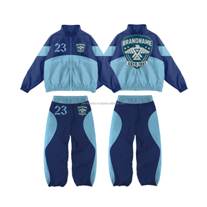 Más tamaño logotipo personalizado impermeable ligero rompevientos hombres chándal al aire libre transpirable cómodo rompevientos conjunto - Product Image 3