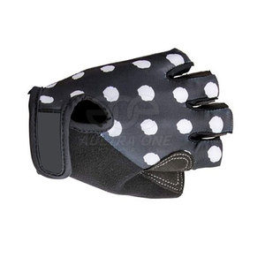 Gants de cyclisme d'hiver en cuir premium pour hommes, respirants, antidérapants, design demi-doigts, fermeture auto-agrippante pour route et VTT - Product Image 4