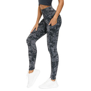 Women's High Waist Breathable <b>Knitted</b> Yoga Fitness <b>Leggings</b> with Sublimation Logo Print Casual New Designs - Product Image 6