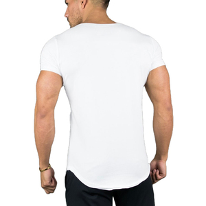 Camiseta de compresión para hombre para entrenamiento físico rápido gimnasio culturismo deporte Top con diseño Skinny Rashguard de talla grande - Product Image 1
