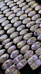 Charoita de Alta Calidad, Suelta, Peso Personalizado, Excelente Sellado, Precio Competitivo, Piedra Natural Pulida para Joyería - Product Image 6