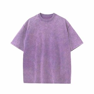 ราคาขายส่งโลโก้ที่กําหนดเองพิมพ์เย็บปักถักร้อยยี่ห้อผ้าฝ้าย 100% แฟชั่นเสื้อขนาดใหญ่ผู้ชายกรดล้างเสื้อยืด - Product Image 1