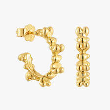 ต่างหูทองเหลืองขัดเงาคุณภาพระดับพรีเมียมทำด้วยมือสำหรับงานแต่งงานของขวัญงานหมั้นและครบรอบปี - Product Image 6